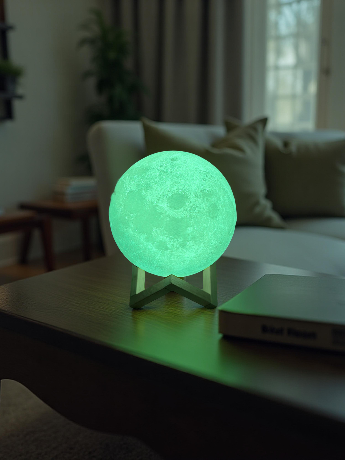 Lună Magică 3D - Lumina care aduce atmosfera în camera ta!