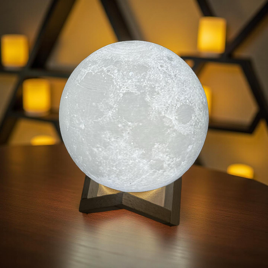 Lună Magică 3D - Lumina care aduce atmosfera în camera ta!