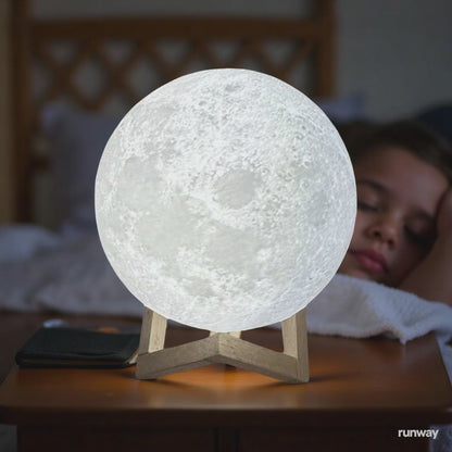 Lună Magică 3D - Lumina care aduce atmosfera în camera ta!